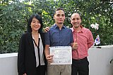 Primera ceremonia de certificados de coreano